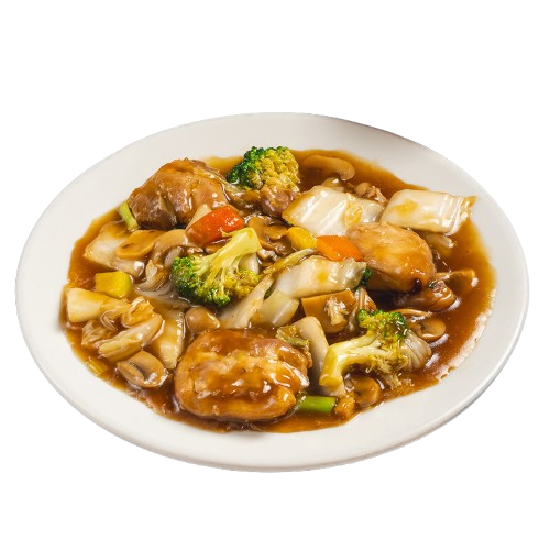 Pollo en Trozos con Champiñones
