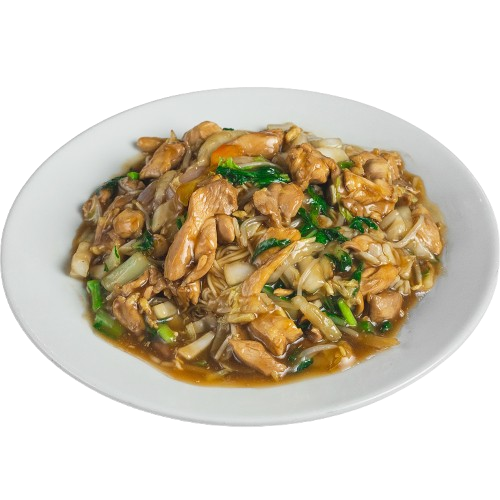 Tallarín con Pollo en Trozos